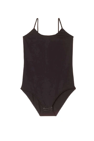 LitaeTrend İp Askılı Kadın Çıtçıtlı Body Siyah - Resim 2