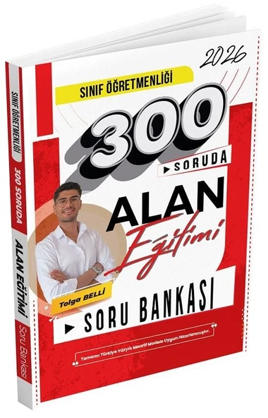Dizgi Kitap 2026 ÖABT Sınıf Öğretmenliği 300 Soruda Alan Eğitimi Soru Bankası - Tolga Belli Dizgi Kitap Yayınları ürün görseli