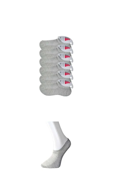 LitaeTrend Gri Kadın Görünmez Çorap 6 çift ürün görseli 1