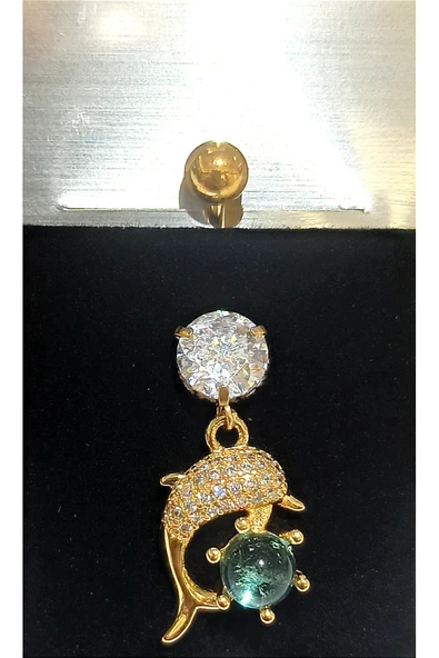 Monalisa Home Gold Renk Lüks Figürlü Gösterişli Göbek Pirsing ürün görseli