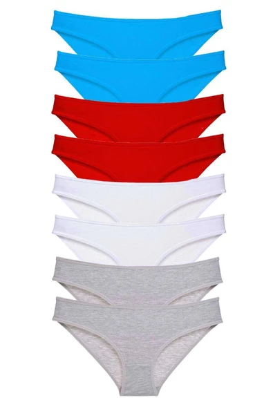 LitaeTrend 8 adet Süper Eko Set Likralı Kadın Slip Külot 530 ürün görseli 1