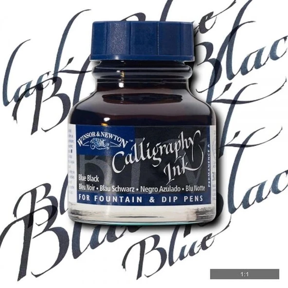 Supertrend Kaligrafi Mürekkebi 30 ml. 034 BLUE BLACK ürün görseli