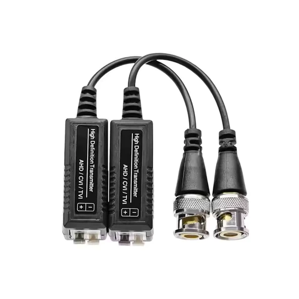Anunnaki AHD Video Balun 1080P Kamera - BNC CAT5 CAT6 RJ45 Çevirici Dönüştürücü - 3