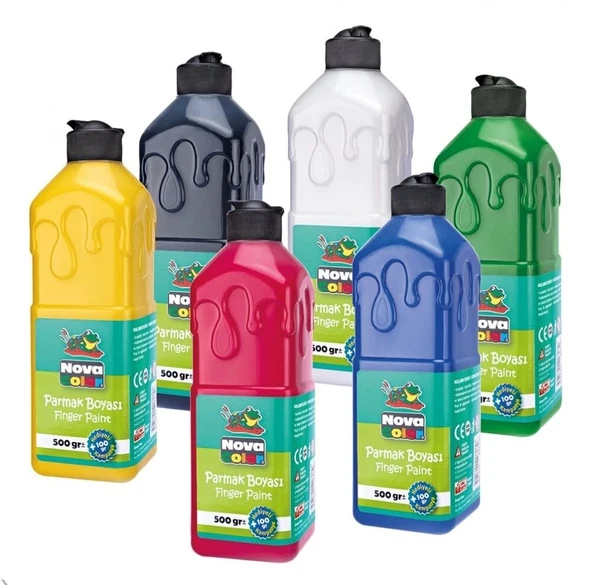 Supertrend Parmak Boyası 6 Renk x 500 gr. ürün görseli