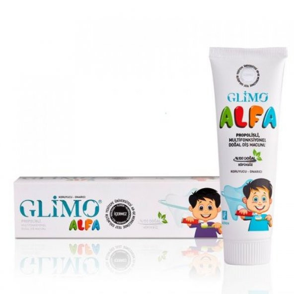 Glimo Alfa Doğal Diş Macunu 50 ml