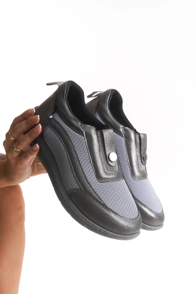 Büyük Numara Bayan Günlük Yürüyüş ve Şık Spor Ayakkabı - Resim 7