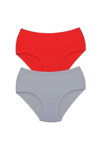 LitaeTrend 2 Adet Tutku Kadın Yüksek Bel Bato Kalın Lastik Külot S6 ürün görseli 1