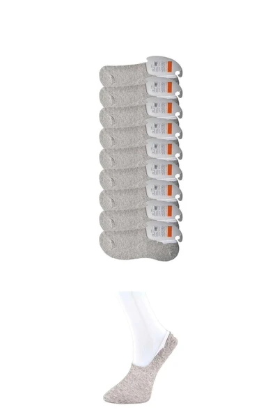 LitaeTrend Gri Erkek Babet Çorap 9 çift ürün görseli