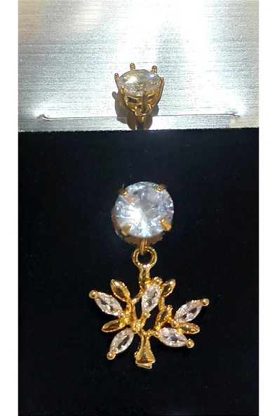 Monalisa Home Gold Renk Lüks Figürlü Gösterişli Göbek Pirsing