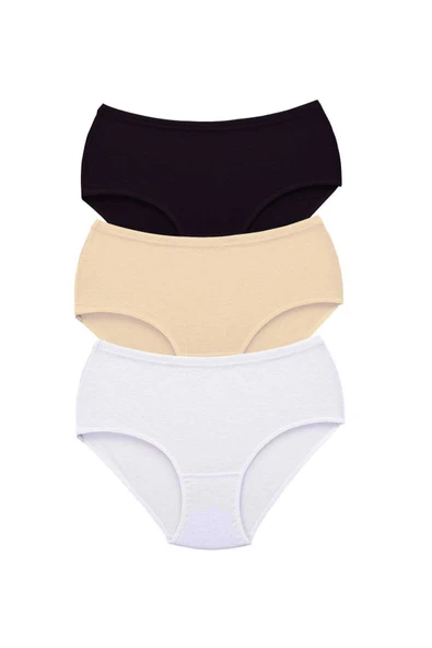 LitaeTrend 3 Adet Tutku Kadın Yüksek Bel Bato Kalın Lastik Külot S5 ürün görseli 1