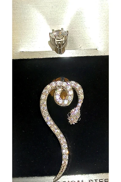 Monalisa Home Gümüş Renk Lüks Figürlü Gösterişli Göbek Pirsing