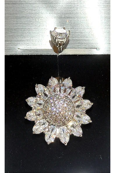 Monalisa Home Gümüş Renk Lüks Figürlü Gösterişli Göbek Pirsing