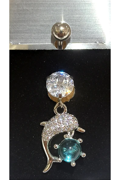 Monalisa Home Gümüş Renk Lüks Figürlü Gösterişli Göbek Pirsing