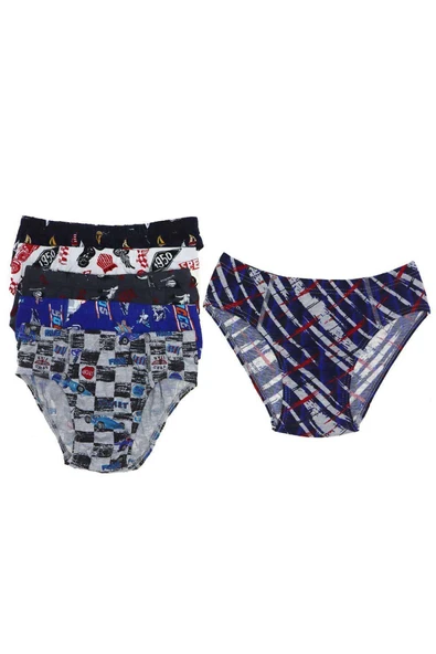 LitaeTrend 6 adet Desenli Erkek Çocuk Slip 504 ürün görseli