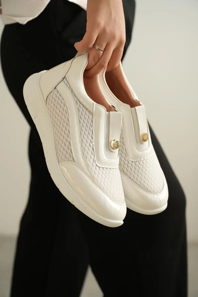 Büyük Numara Bayan Günlük Yürüyüş ve Şık Spor Ayakkabı - Resim 11