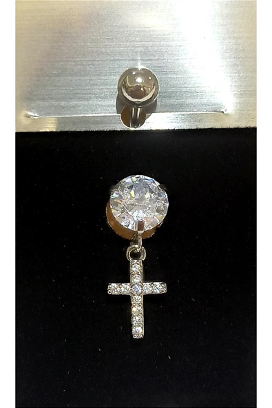 Monalisa Home Gümüş Renk Lüks Figürlü Gösterişli Göbek Pirsing