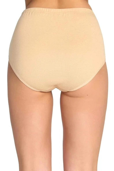 LitaeTrend 4 Adet Tutku Kadın Yüksek Bel Bato Kalın Lastik Külot S2 - Resim 6