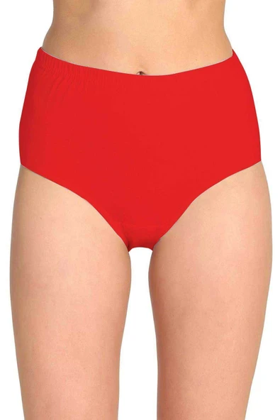 LitaeTrend 5 Adet Tutku Kadın Yüksek Bel Bato Kalın Lastik Külot S1 - 7
