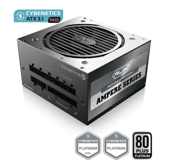 Raijintek Ampere 1000W 80+ Platinum PCIE5 - Resim 2
