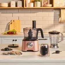 Karaca Mastermaid Power Multifunctional 10 in 1 Mutfak Robotu 2000W Rosegold - Resim 4