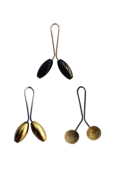 LitaeTrend 3 Adet Tesettür Eşarp ve Şal Klipsi Sarı Hardal Siyah ürün görseli 1