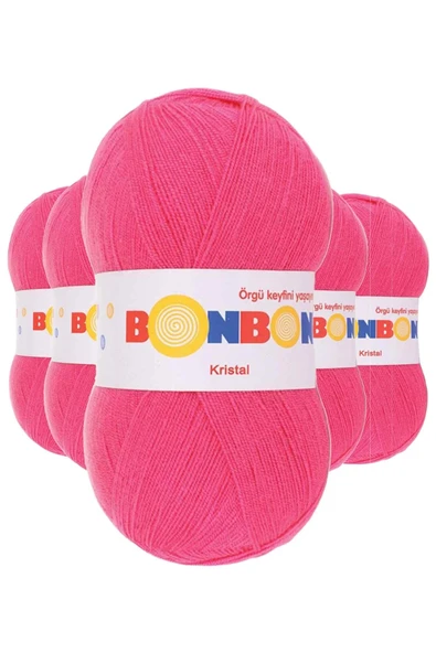 LitaeTrend 5 Adet Kristal El Örgü Lif İpi Orkide Pembe 98319 ürün görseli