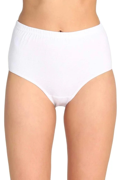 LitaeTrend 5 Adet Tutku Kadın Yüksek Bel Bato Kalın Lastik Külot S11 - Resim 6