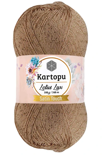 LitaeTrend Lotus Lux Bikini Büstiyer Bluz Simli Örgü İpi K837 Ten ürün görseli 1