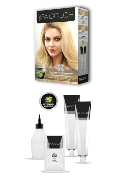 LitaeTrend 2X2 Tüp Krem Saç Boyası Seti Buğday Sarısı No:9.0 - Resim 2