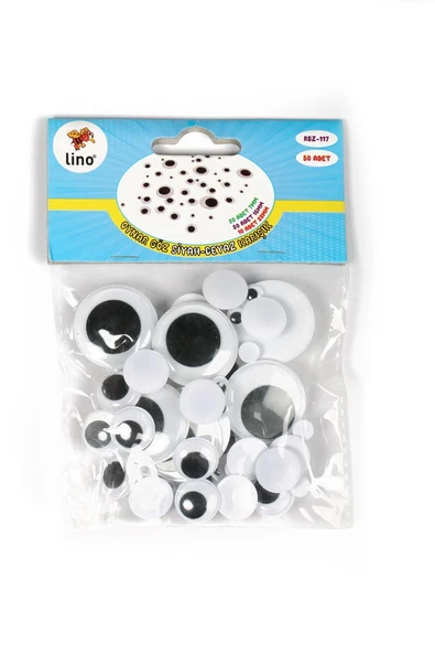 Supertrend Oynar Göz Siyah-Beyaz Karışık Boy 50'li ürün görseli 1