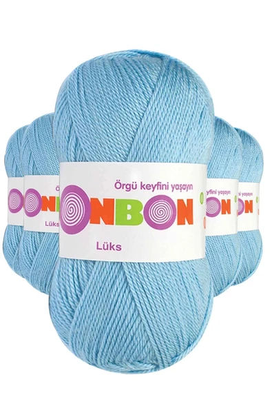 LitaeTrend 5 Adet Lüks Patik İpi Yünü Mavi 98231 ürün görseli 1