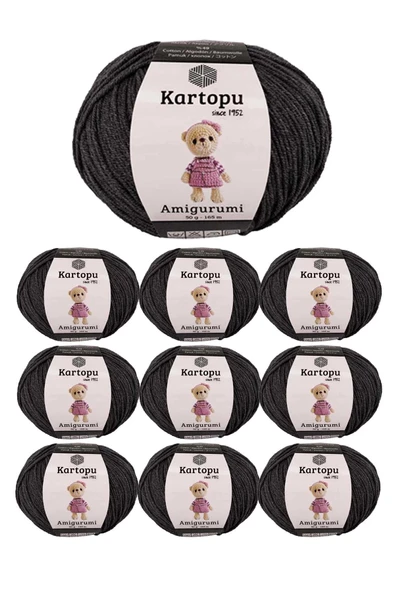 LitaeTrend 10 Adet Amigurumi El Örgü İpi 50gr 995 ürün görseli