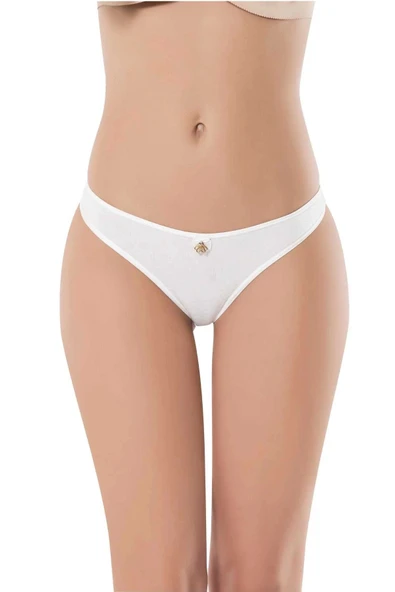 LitaeTrend 10 Adet Pamuklu Kadın Klasik Tanga Soft Renkler - 5