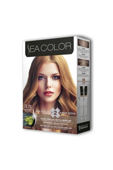 LitaeTrend 2X2 Tüp Krem Saç Boyası Seti Karamel No:8.73 - Resim 3