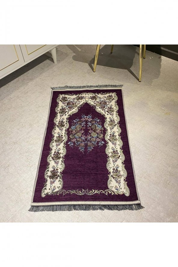Osmanlı İnci Şönil Seccade - Mor