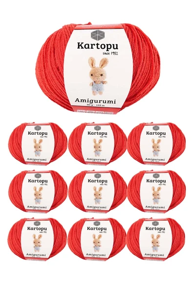 LitaeTrend 10 Adet Amigurumi El Örgü İpi 50gr 1170 ürün görseli 1