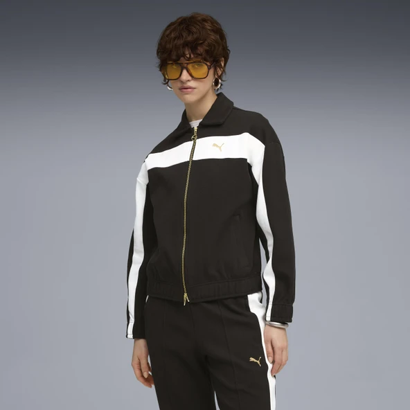 Puma T7 Women S Concept Relaxed Track Jacket 632137-01 Eşofman Üstü Kadın Ceket - Resim 3