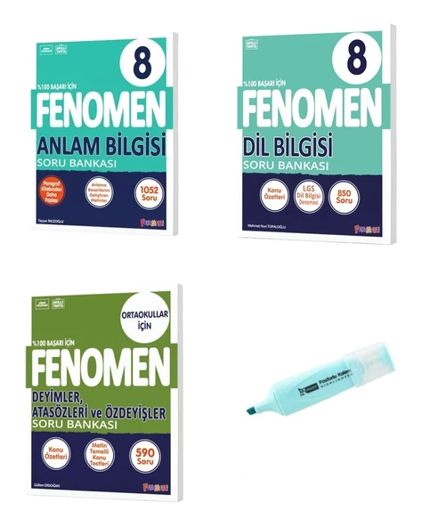 LGS 8.Sınıf Anlam Bilgisi Dil Bilgisi Ve Atasözü Deyimler Soru Bankası ürün görseli