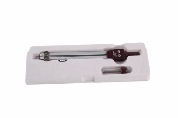 Lutek Tek Kırmalı Metal Öğrenci Pergeli ürün görseli