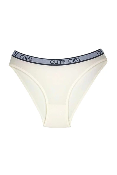 LitaeTrend 10 Adet Beli Yazılı Pamuklu Kalın Lastik Kadın Slip Külot ürün görseli