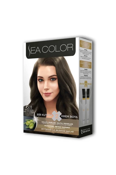 LitaeTrend 2X2 Tüp Krem Saç Boyası Seti Yoğun Koyu Küllü Kumral No:6.11 - Resim 3