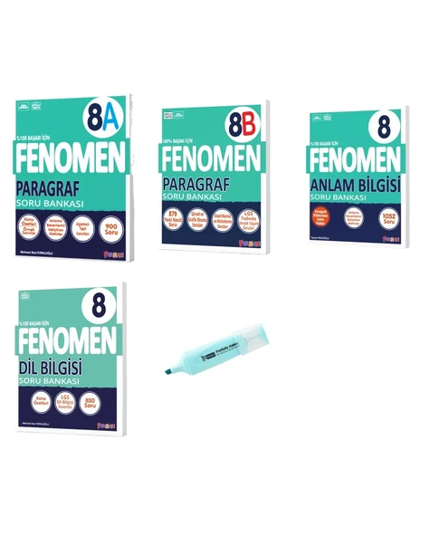LGS 8.Sınıf Paragraf A-B Anlam Bilgisi Ve Dil Bilgisi Soru Bankası ürün görseli