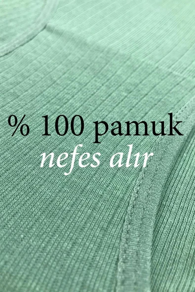 LitaeTrend 4 Adet Kadın Yüksek Bel Ribana Bato Külot S102 - Resim 2