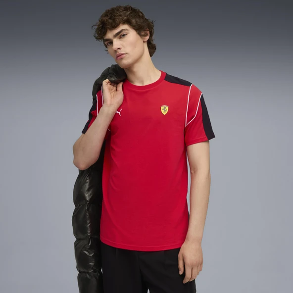 Puma 632766 Ferrari MT7 Tee Tişört Erkek T-Shirt - Resim 6
