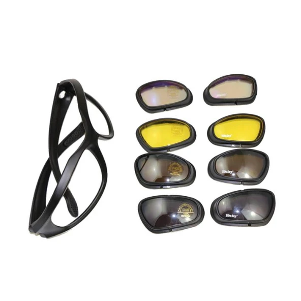 Çok Lensli Tactical Gözlük Seti - Resim 4