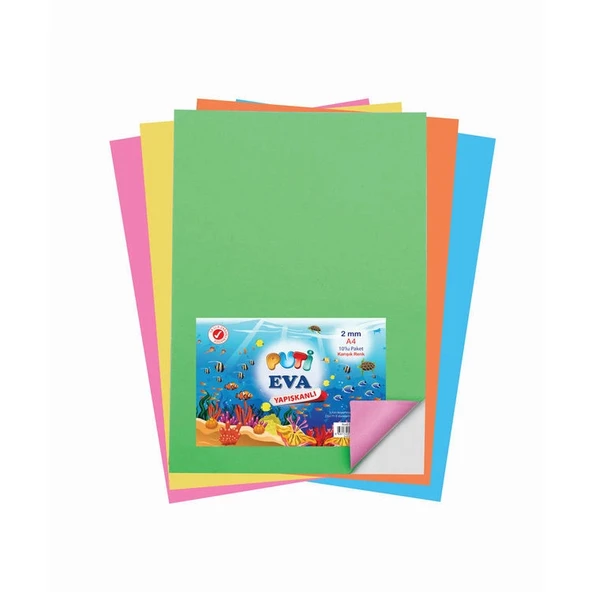 Supertrend A4 Yapışkanlı Eva 10 Renk ürün görseli