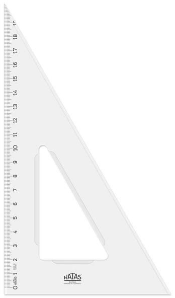 Supertrend Plastik Gönye 21 cm. (30-60-90) ürün görseli