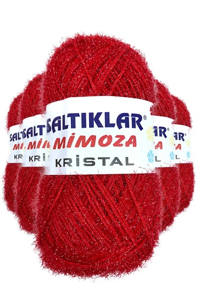 LitaeTrend 5 Adet Mimoza Kristal Işıltılı Şal Patik Yelek İpi 25 ürün görseli