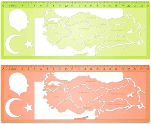 Supertrend Türkiye Haritası Şablonu ürün görseli