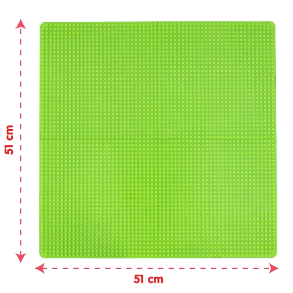 LegoClassicUyumlu Yeşil Tablalı Mega Boy Zemin 51x51 cm - Resim 3